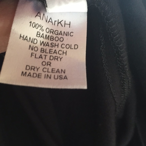 Anarkh NWOT “Lo Tunic” black dress. 100% bamboo.XS - Picture 6 of 6